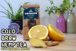 Cold Brew Hemp Tea with Ginger & Lemon