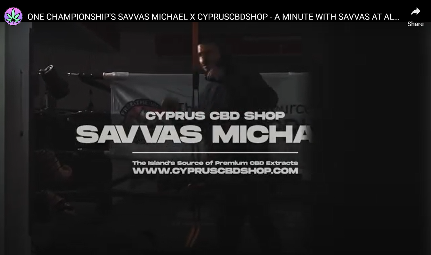 ONE CHAMPIONSHIP'S SAVVAS MICHAEL X CYPRUSCBDSHOP - A MINUTE WITH SAVVAS AT ALL POWERS GYM LIMASSOL