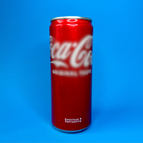 Red soda can