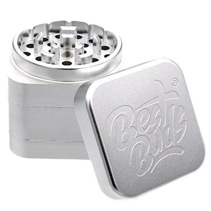 Best Buds "The Cube" Aluminium Grinder 4 Parts (50mm)
