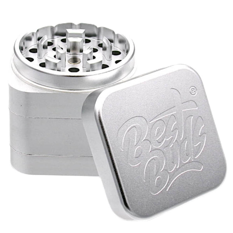 Best Buds "The Cube" Aluminium Grinder 4 Parts (50mm)