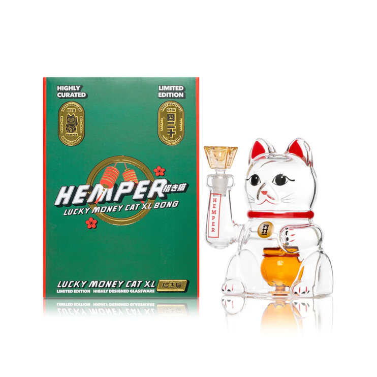 Hemper - Lucky Cat XL Bong 7"