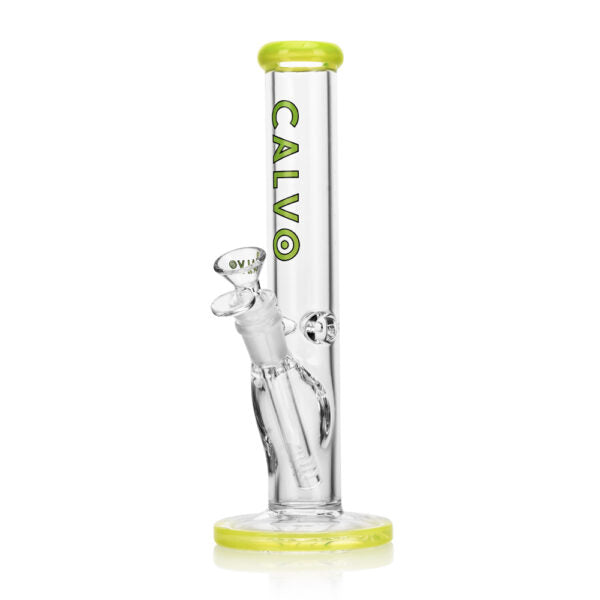 Calvo Straight Tube Premium Green Bong