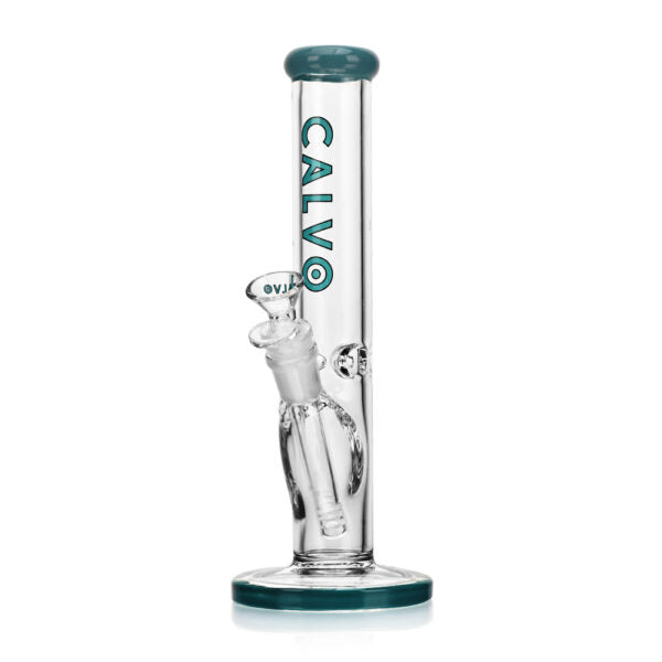 Calvo Straight Tube Premium Blue Bong