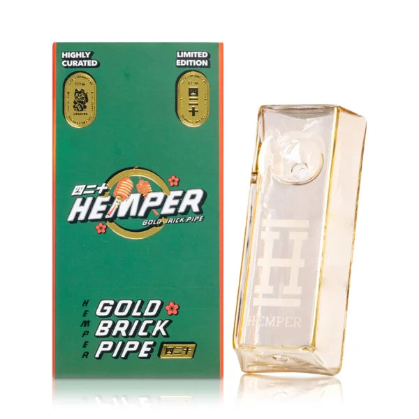 HEMPER Gold Brick Handpipe