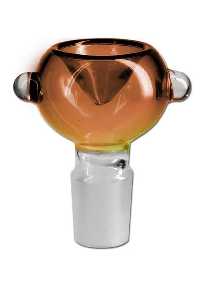 Black Leaf - Glass Bowl 14mm (Blue/ Green/ Transparent/ Amber)