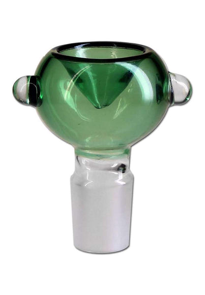 Black Leaf - Glass Bowl 14mm (Blue/ Green/ Transparent/ Amber)