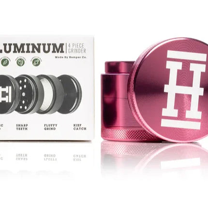HEMPER - Anodized Aluminum Grinder, 4 parts, (56 mm)