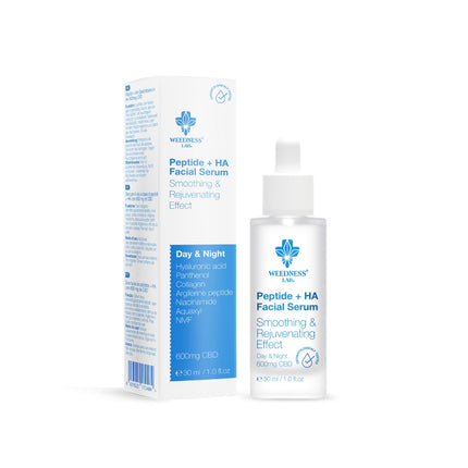 Weedness Peptide + HA CBD Facial Serum 600mg 30ml