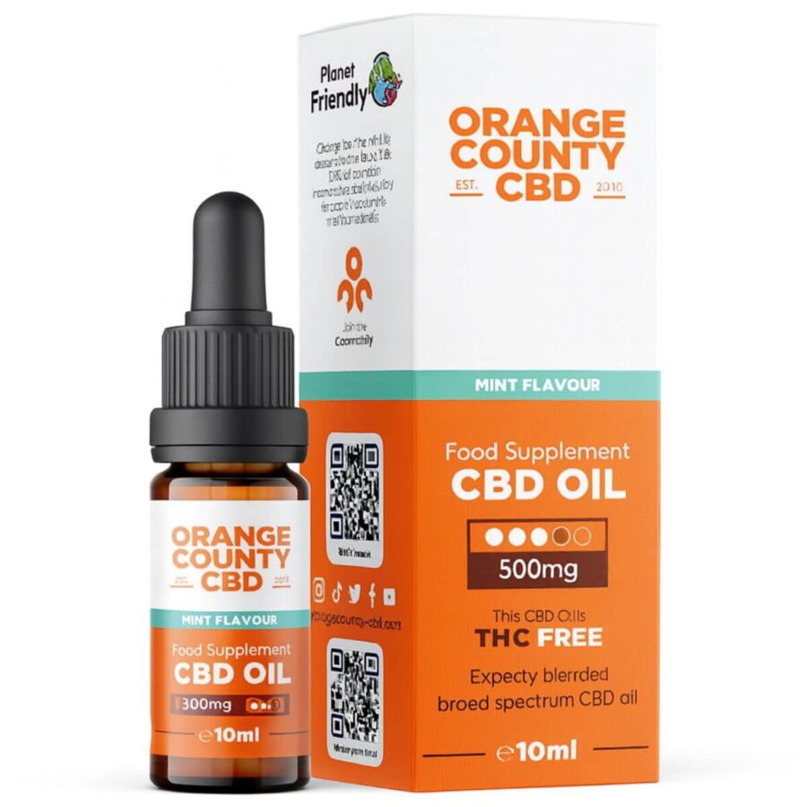 Orange County CBD Oil Mint 500mg 10ml