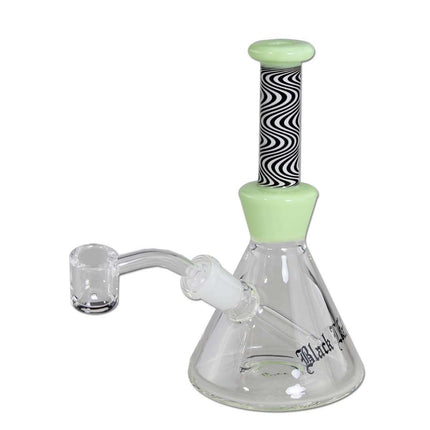 Black Leaf Dab Rig (lime green/ misty blue)
