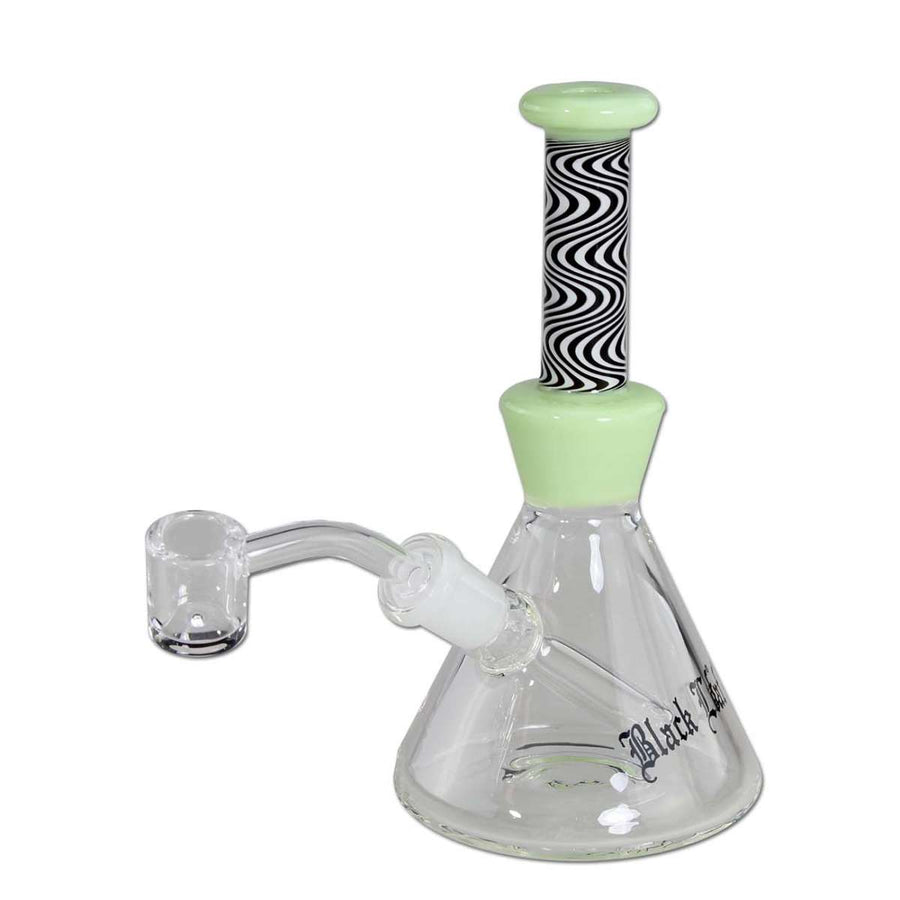 Black Leaf Dab Rig (lime green/ misty blue)