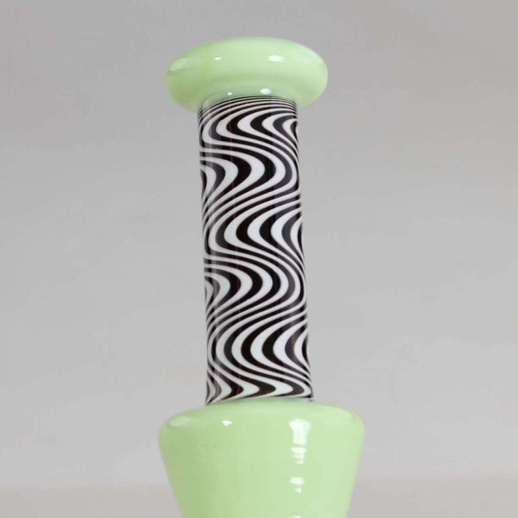 Black Leaf Dab Rig (lime green/ misty blue)