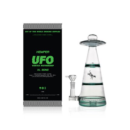 Hemper UFO Vortex Mothership XL Bong 10" (Teal)