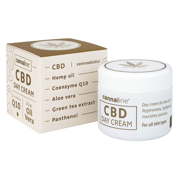 Cannaline - Day Cream with Q10 & Aloe Vera - 50ml