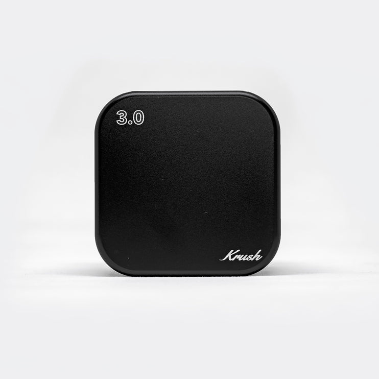 Krush Kube 3 Metallic Grinder - Black Noir/ Stone Grey/ Rose Gold