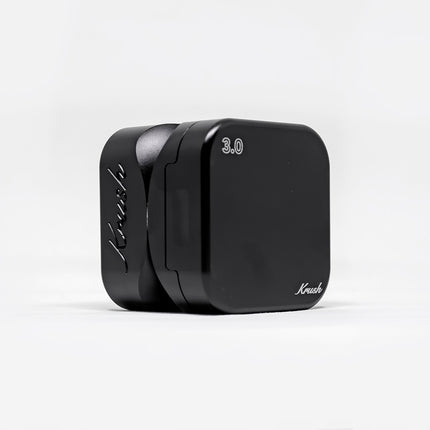Krush Kube 3 Metallic Grinder - Black Noir/ Stone Grey/ Rose Gold