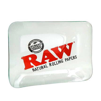 RAW Glass Rolling Tray Mini 26.5cm - LIMITED EDITION