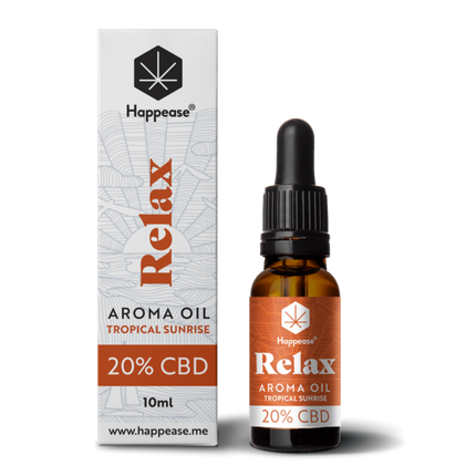 Happease Relax CBD Oil Tropical Sunrise (2000mg/4000mg)