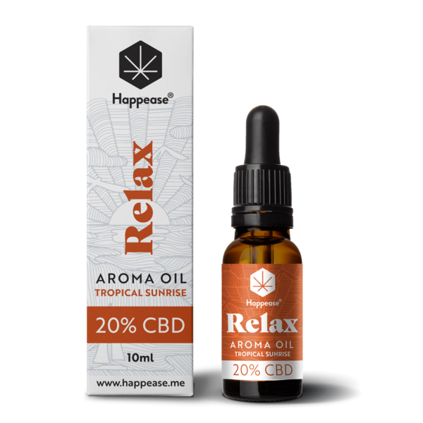 Happease Relax CBD Oil Tropical Sunrise (2000mg/4000mg)
