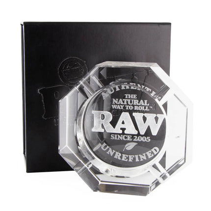 Raw Limited Edition Thick Glass Ashtray (Lead Free)