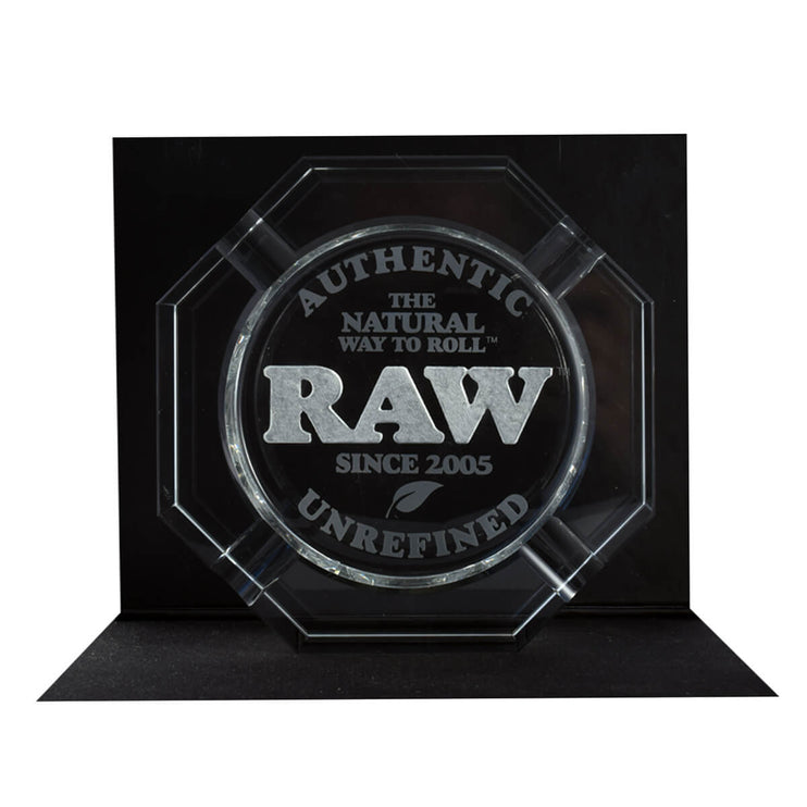 Raw Limited Edition Thick Glass Ashtray (Lead Free)